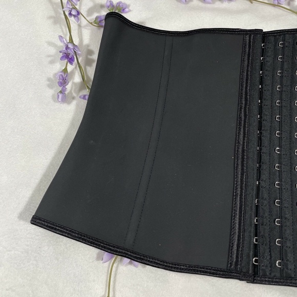 NEW FeelinGirl [ 3XL ] Latex Boned Slim Down Waist Trainer in‎ Black - Picture 3 of 10